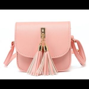 Pink shoulder bag